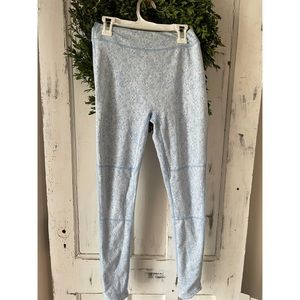 Blue/White Gymshark Highwaisted Leggings